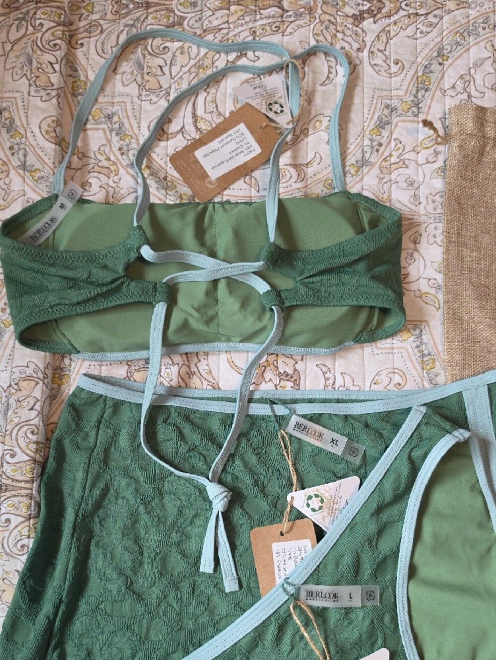 Dark Green Full Coverage Bikini Bottoms-only - Picture 14 of 14